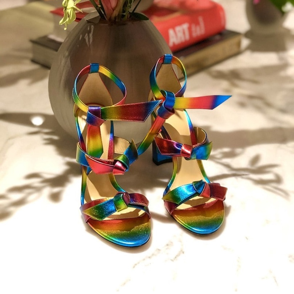 Alexandre Birman Lolita Block Sandals NEW